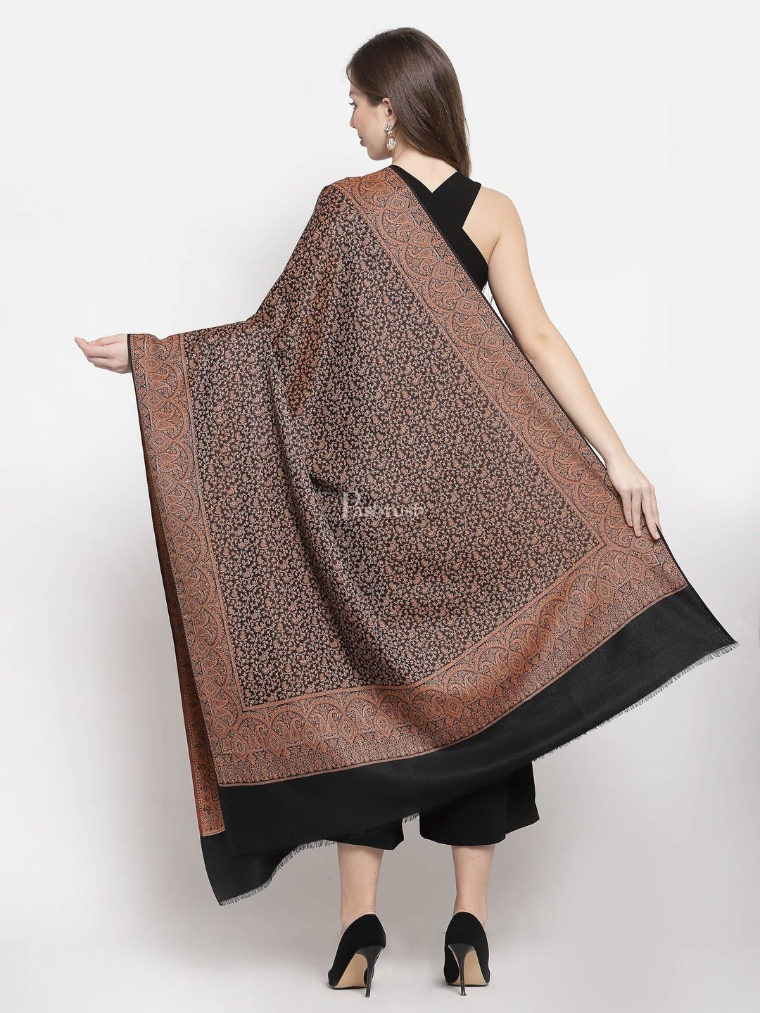 Pashtush India Womens Shawls Pashtush Women'S Shawl, Faux Pashmina Design