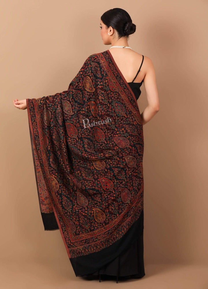 Pashtush Shawl Store Shawl Pashtush Womens Extra Fine Soft Kaani Weave Shawl, Multicoloured