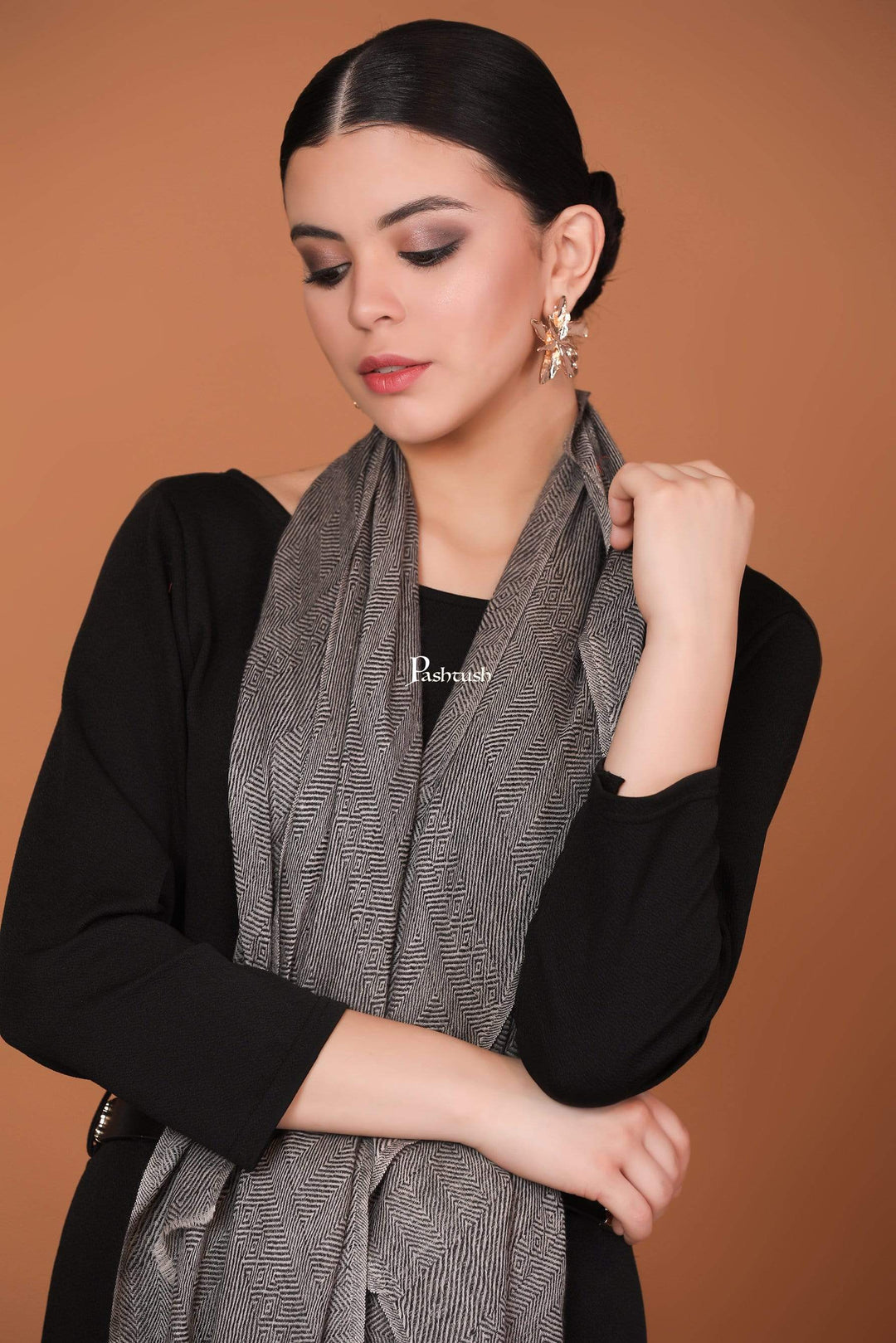 Pashtush Shawl Store Stole Pashtush Womens Softest Cashmere Scarf, Warm and 100% Pure